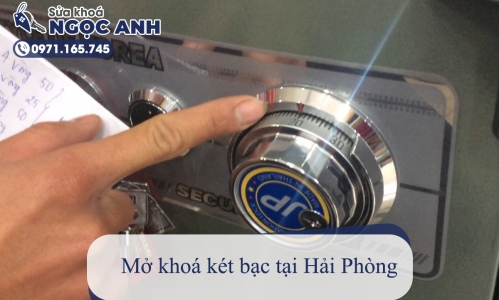 Mở khoá két bạc tại Hải Phòng